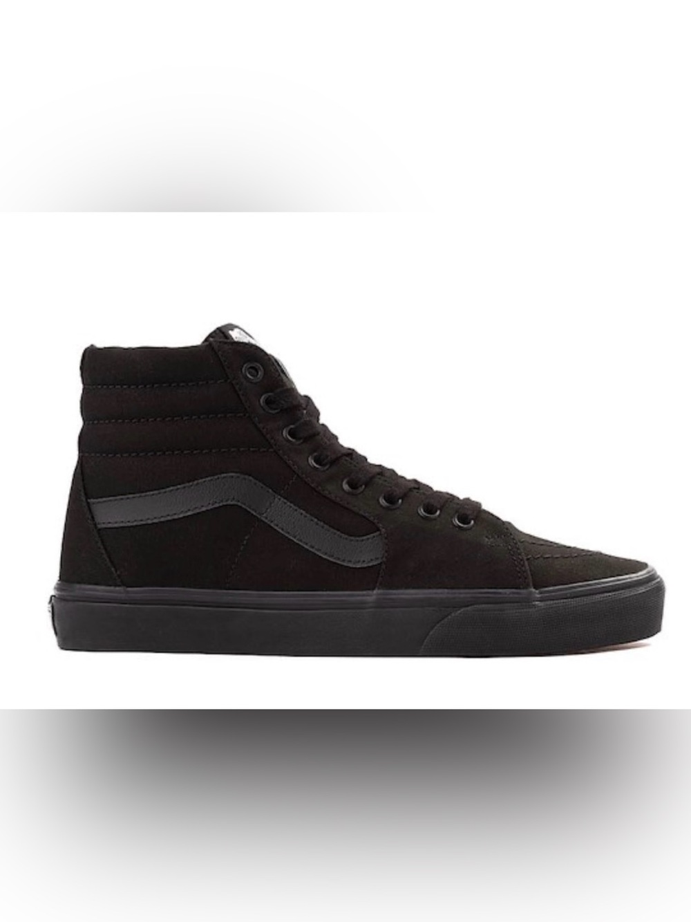 Vans Sk8-Hi Skate Shoe - Black Monochrome -sz11